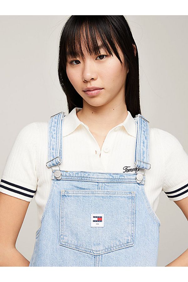 Tommy Hilfiger Denim Pinafore Mini Dress Trendyol
