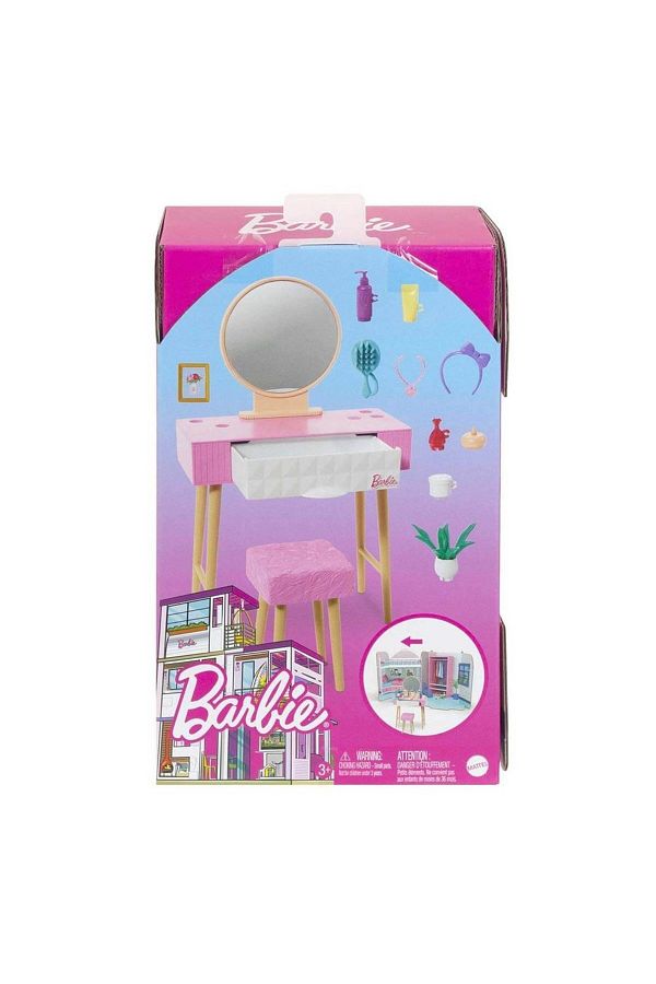 Mattel Barbie Home Decor Play Set Makeup Table HJV35 Trendyol