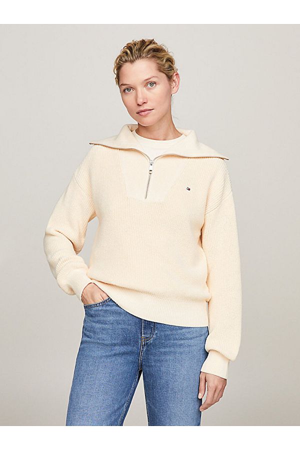 Hilfiger half zip jumper hot sale