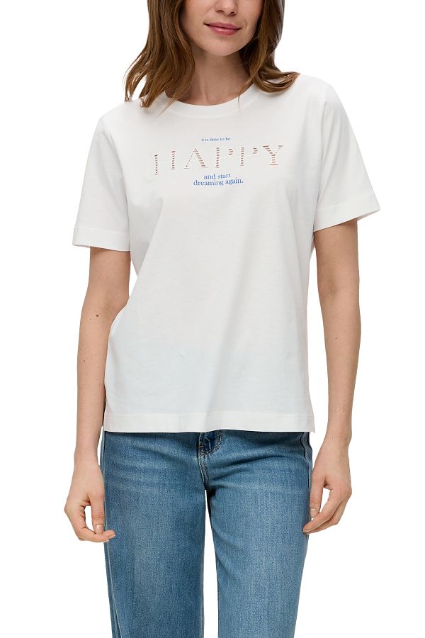 s.Oliver-T-shirt z nadrukiem z przodu 1