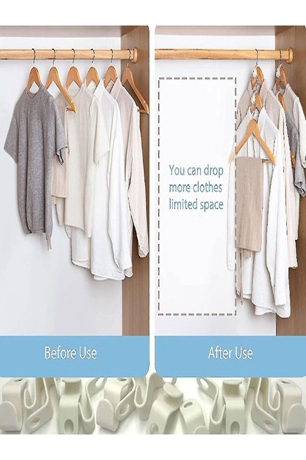 3D Üçde-10 PCS Multi-Purpose Hanger Multiplexer Hook 1