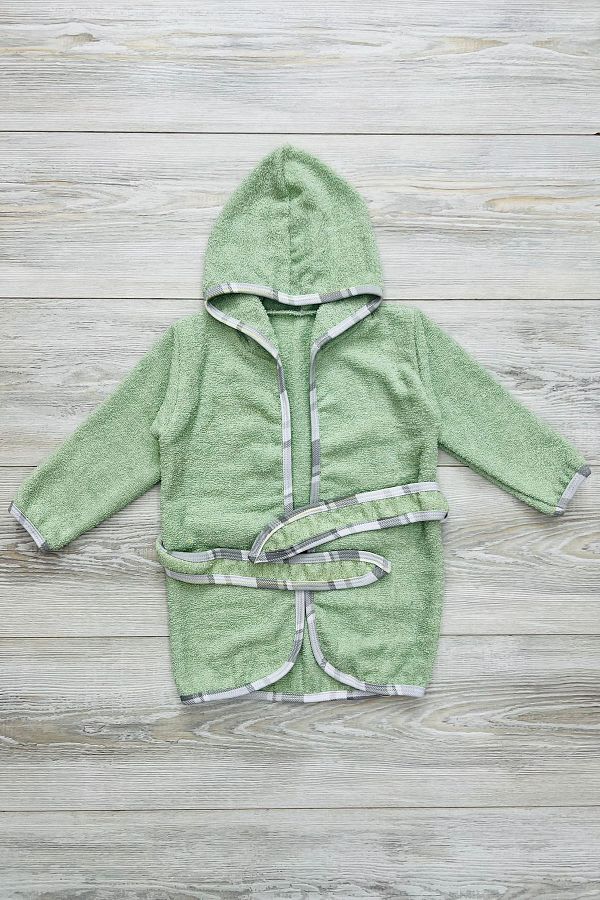 My Kids Wear-6-36 Months Hooded Baby Bathrobe 1