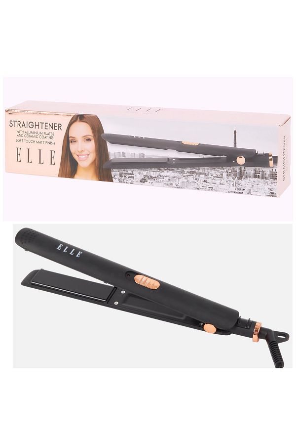 QUEEN AKSESUAR-Imported German quality luxury Elle hair straightener tongs ceramic coating 190 degrees 1
