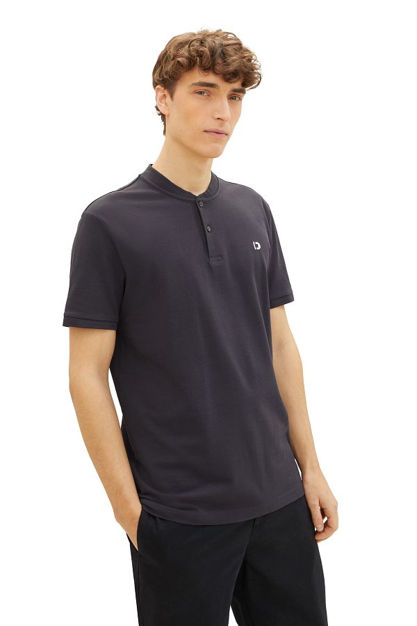 Tom Tailor Denim basic polo with bomber collars Trendyol