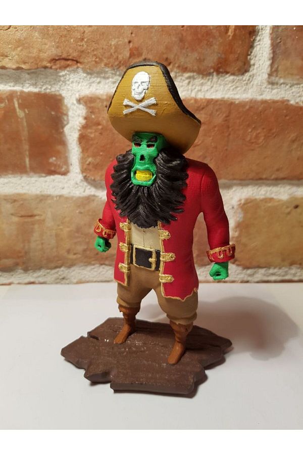 YILDIRIM AVANGART-Monkey Island LeChuck Painted Figure Monkey Island Lechuck Figure Large Size 25CM 1
