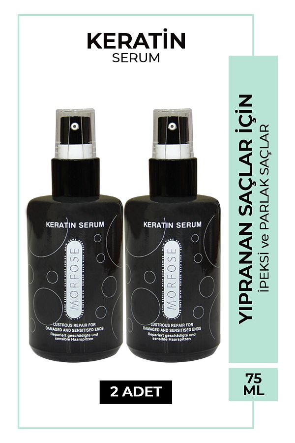 Morfose-Keratin Hair Serum - 75 ml, 2 Pieces 1