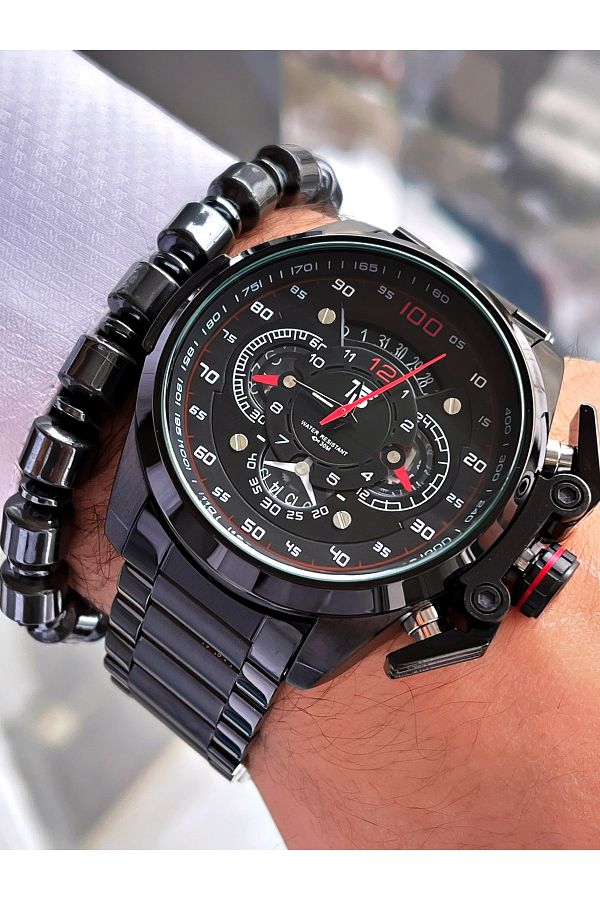 T5 T5 Brand Black Color Inner Parts Active 2 Years Warranty Men s Wrist Watch Bracelet Gift Trendyol