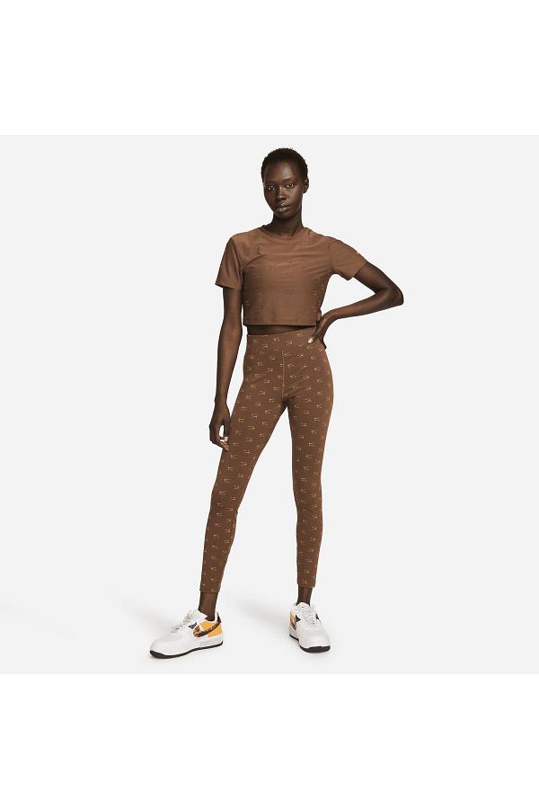 Nike Air High Waisted Printed Women s Tights Trendyol