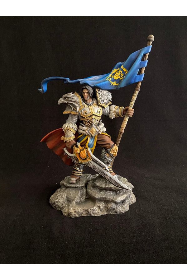 YILDIRIM AVANGART-World of Warcraft Varian Wrynn Figure WOW Varian Wrynn Object 25CM Large Size 1