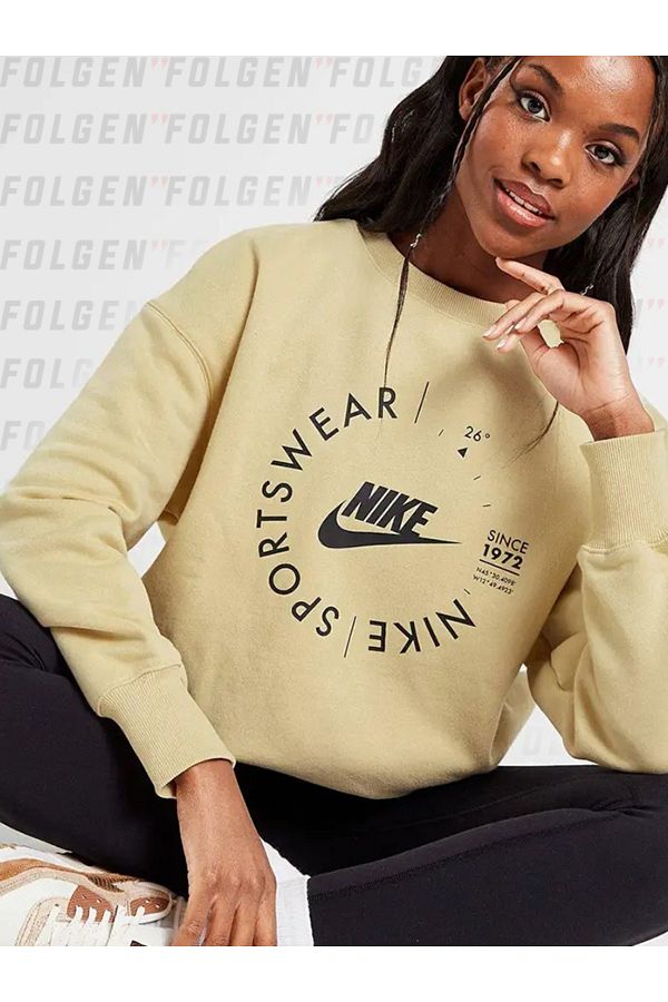 Nike Sportswear Oversized Sports Utility Crew Neck Women s Sweatshirt Trendyol