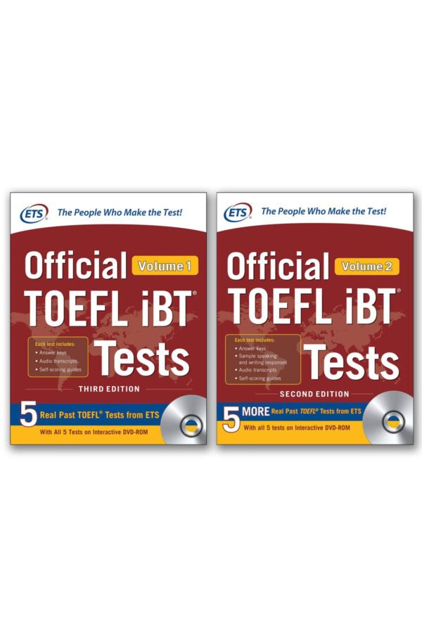 Ets Yayınları Official Toefl Ibt Tests Volume 1 + Volume 2 (2 Dvd-roms) -  Trendyol