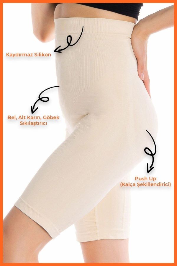 EMBA KORSE Waist, hip, belly, uterus tightening, slimming, shaping Push Up  Shorts Corset - Trendyol