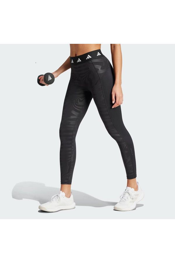 adidas IN6879 Techfit Printed 7 8 Women s Black Sports Tights Trendyol
