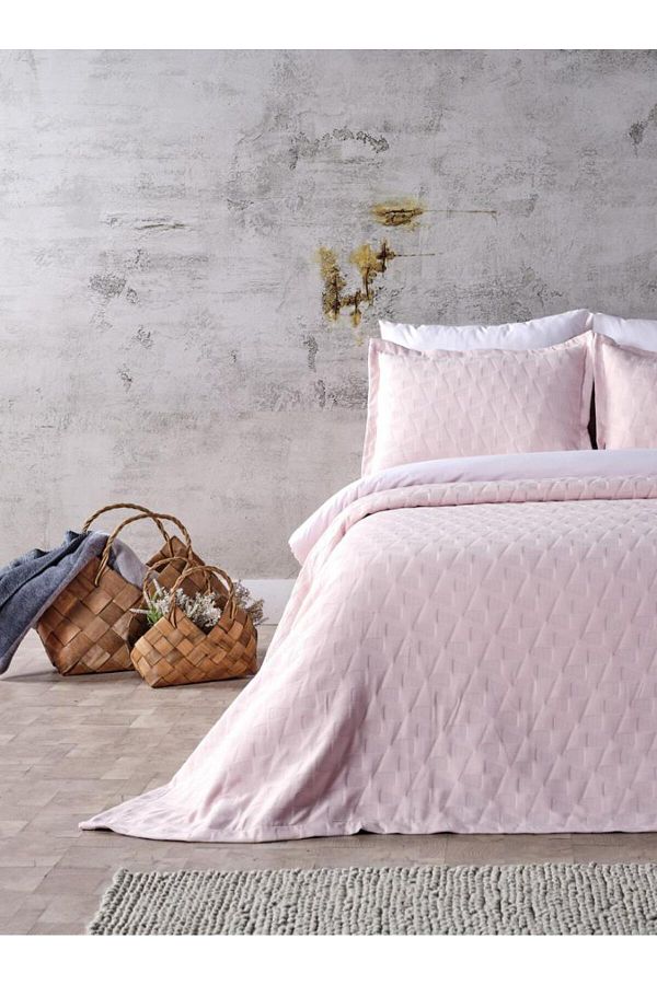 Lolavien-Silva Single Bedspread - Powder 1