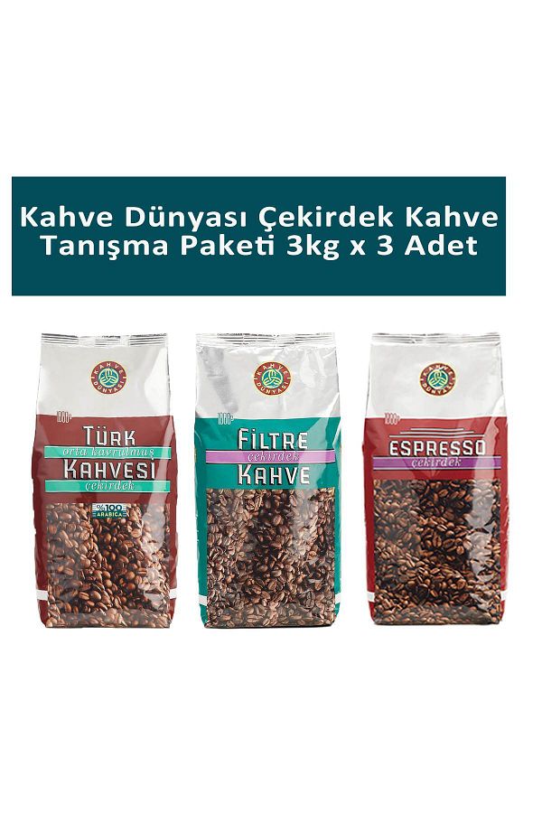 Kahve Dünyası-1 Kg x 3 Core Coffee Introduction Package 1