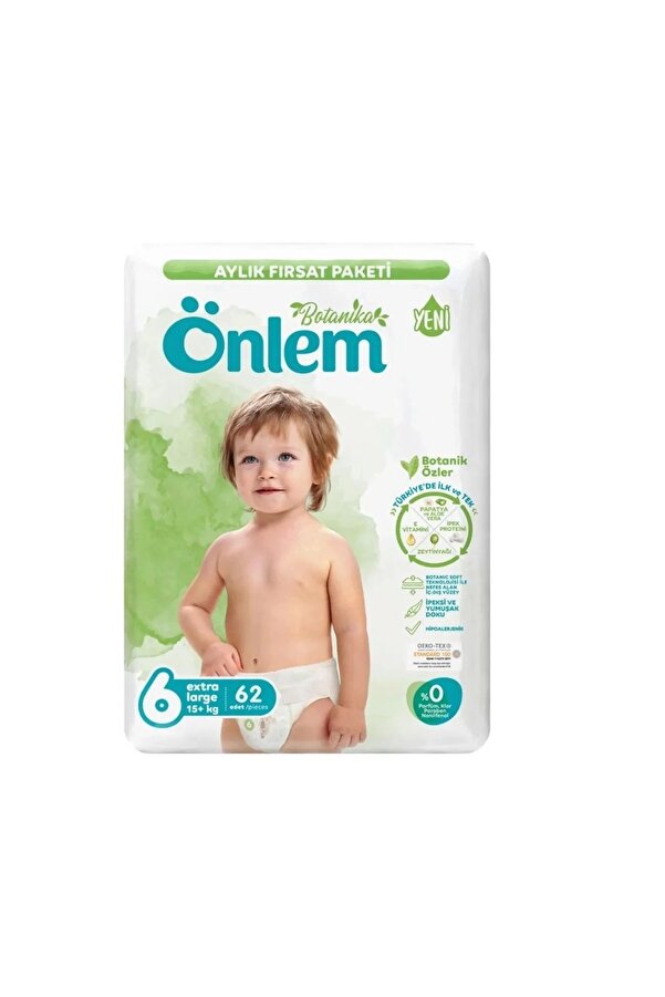 ÖNLEM Botanika 6 Extra Large 15+ Kg 62 Adet