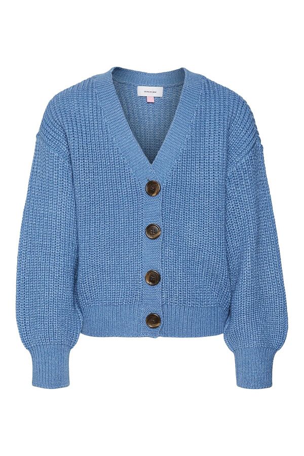 Vero Moda Girl-Strickjacke VMLEA LS V-YAKA MANŞETLİ HIRKA KIZ 1