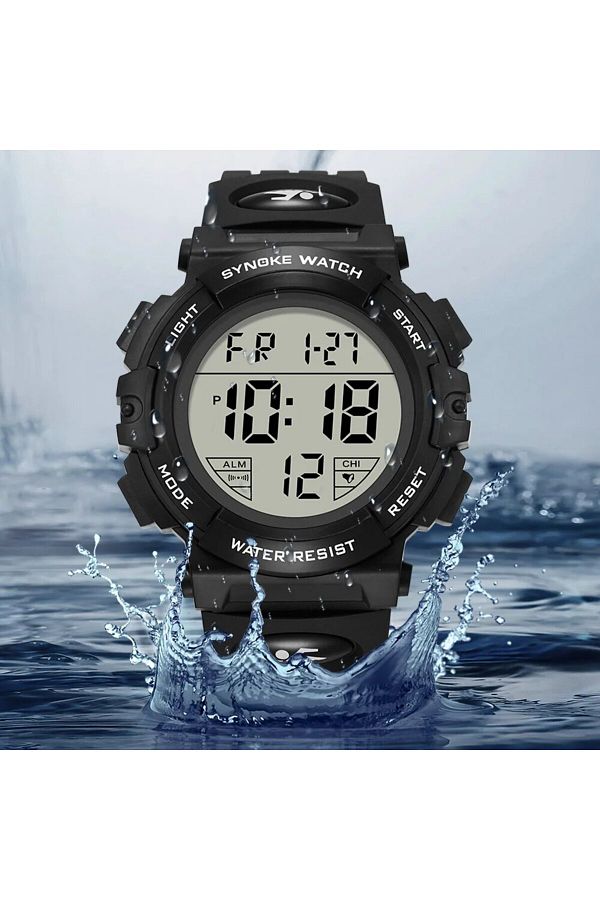 Choice SYNOKE Outdoor Sport Watch 50M Waterproof Shock Resistant LED Display Complete Calendar Alarm Trendyol