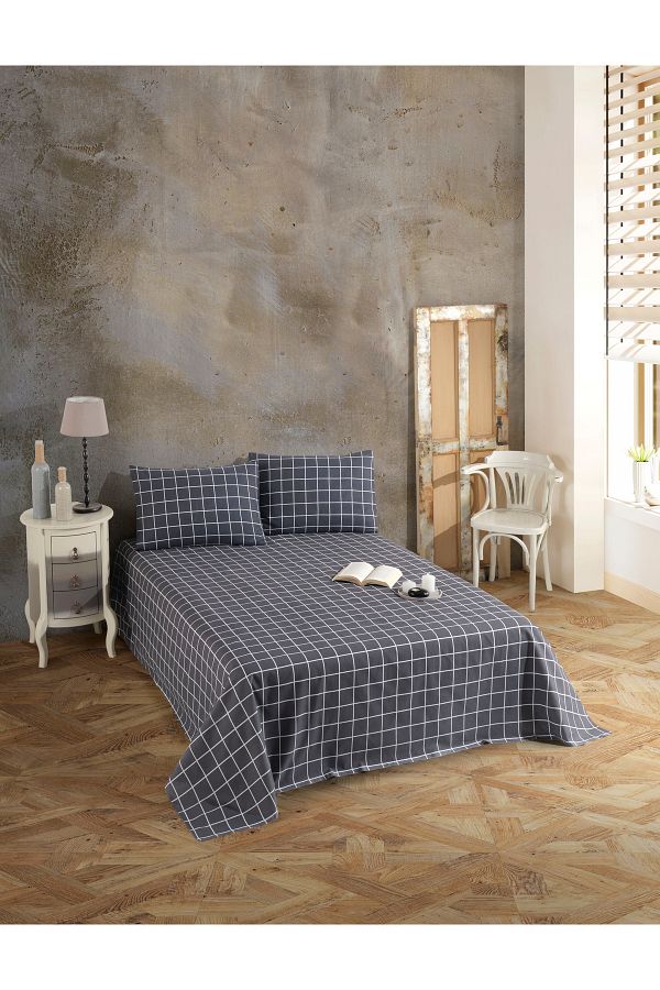 üntaş-Single Unity Serenat - Elasticless Sheet and Pillowcase Fumekare 1