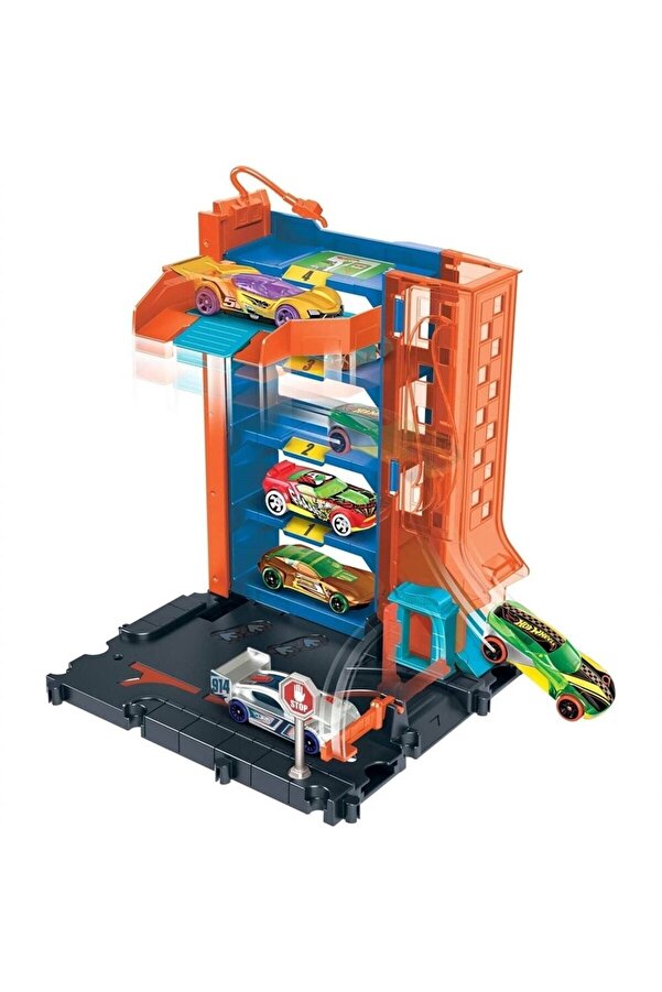 HOT WHEELS Şehir Hayatı Serisi Katlı Otopark Oyun Seti Hdr28