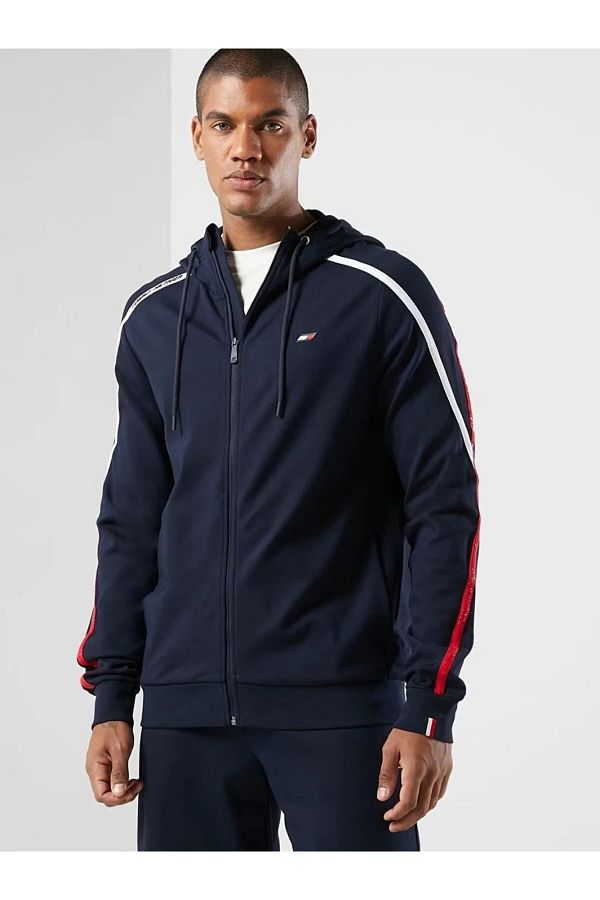 Tommy sport zip hoodie discount