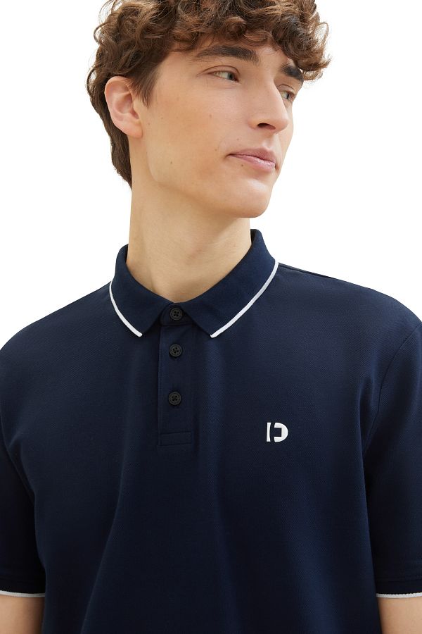 Tom Tailor Denim polo with tipping Trendyol