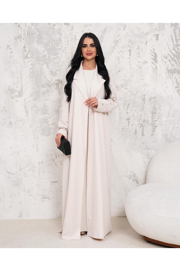 Mahya Dress - Stone main image 1