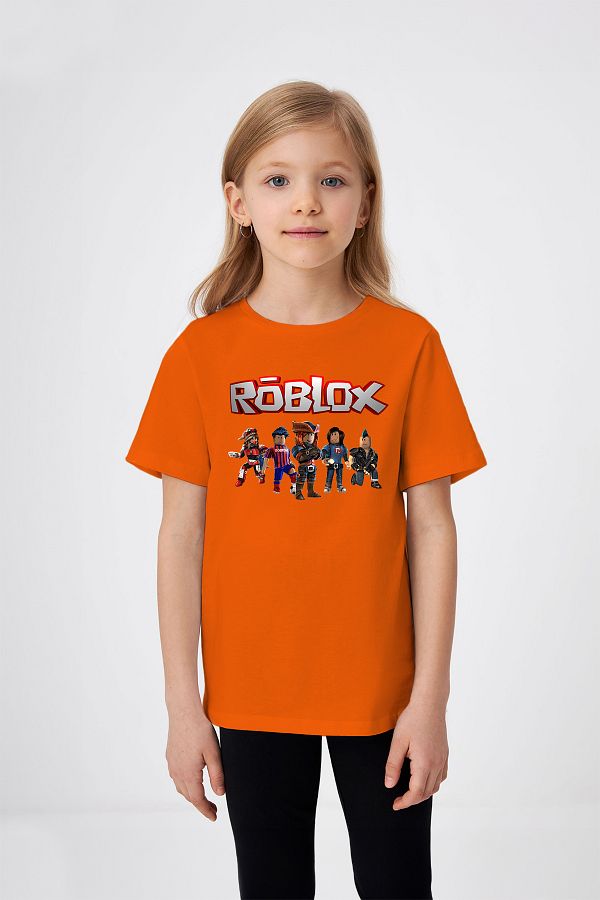 ADABEBEK-Tricou pentru fete cu model Joc Roblox 1