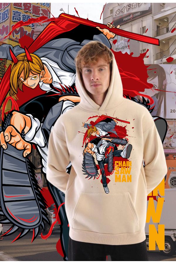 FG KONN CH WA Bleach Anime Design Hooded Sweatshirt Hoodies Anime Manga Unisex Oversize Harajuku Trendyol
