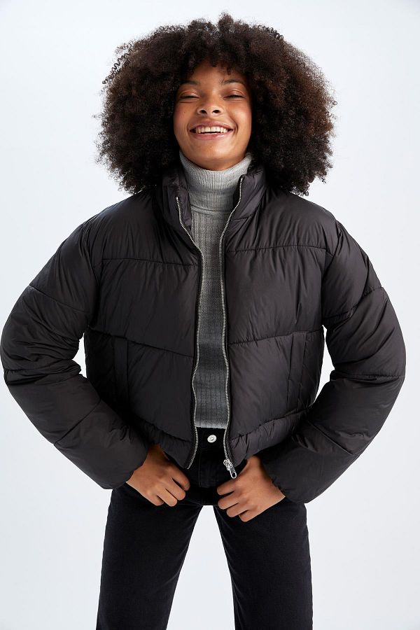 Defacto Waterproof Crop Puffer Inflatable Jacket X4598az22wn Trendyol