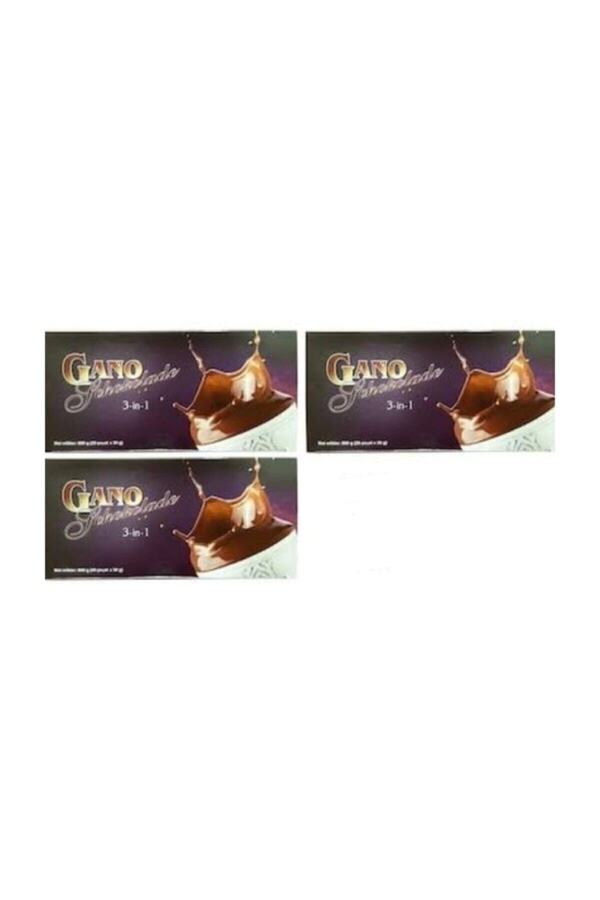 Gano-Schokolade 3 in 1 - 30 Gr. (1 Bag) Hot Chocolate - 3 Pieces X 20 Bags 1