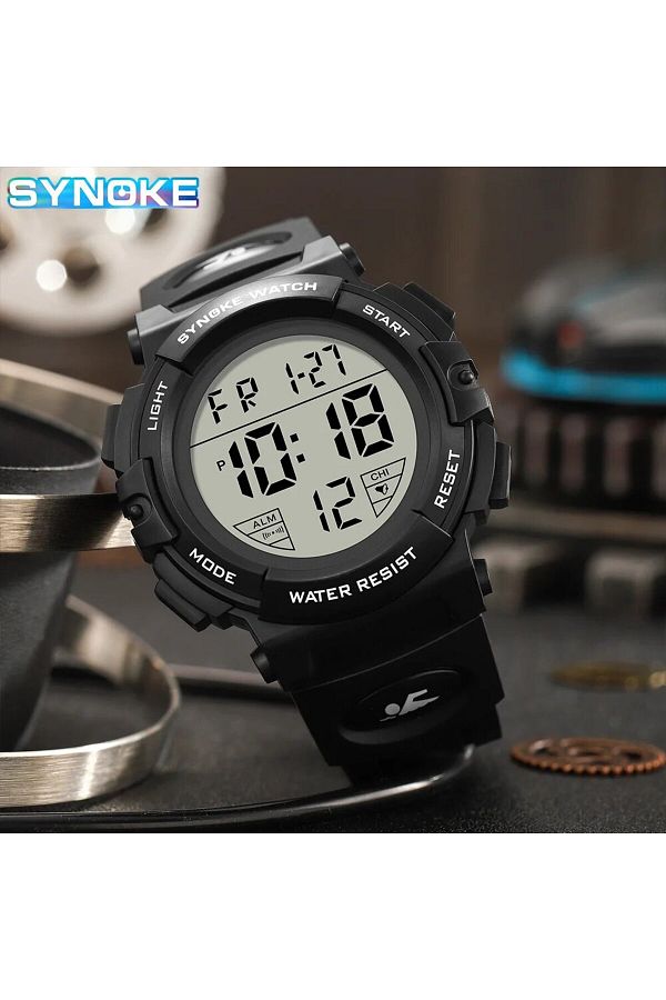 Choice SYNOKE Outdoor Sport Watch 50M Waterproof Shock Resistant LED Display Complete Calendar Alarm Trendyol
