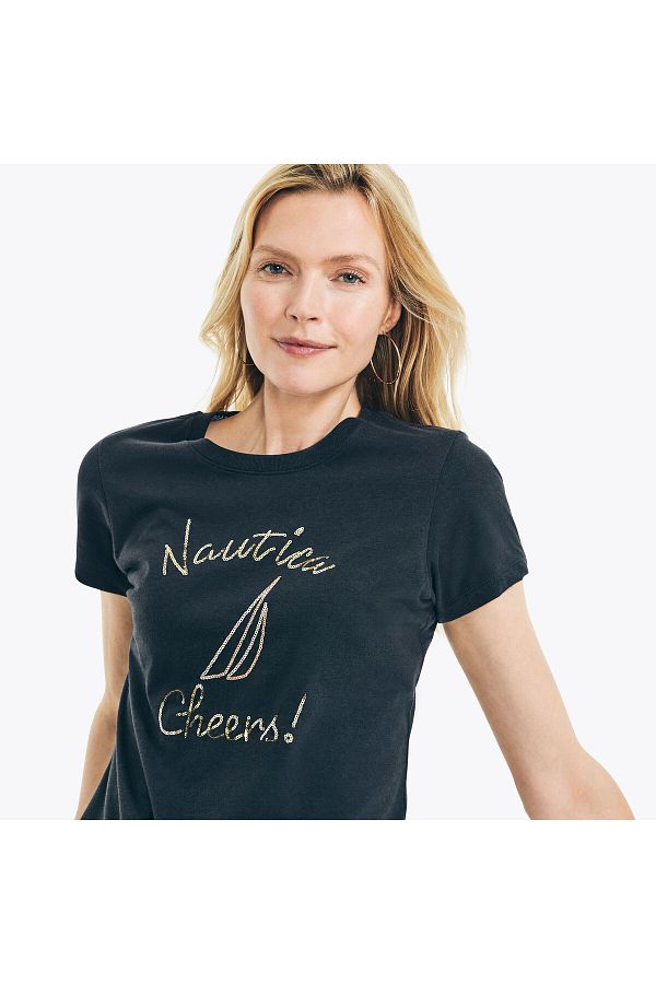 Nautica T Shirt Black Regular fit Trendyol