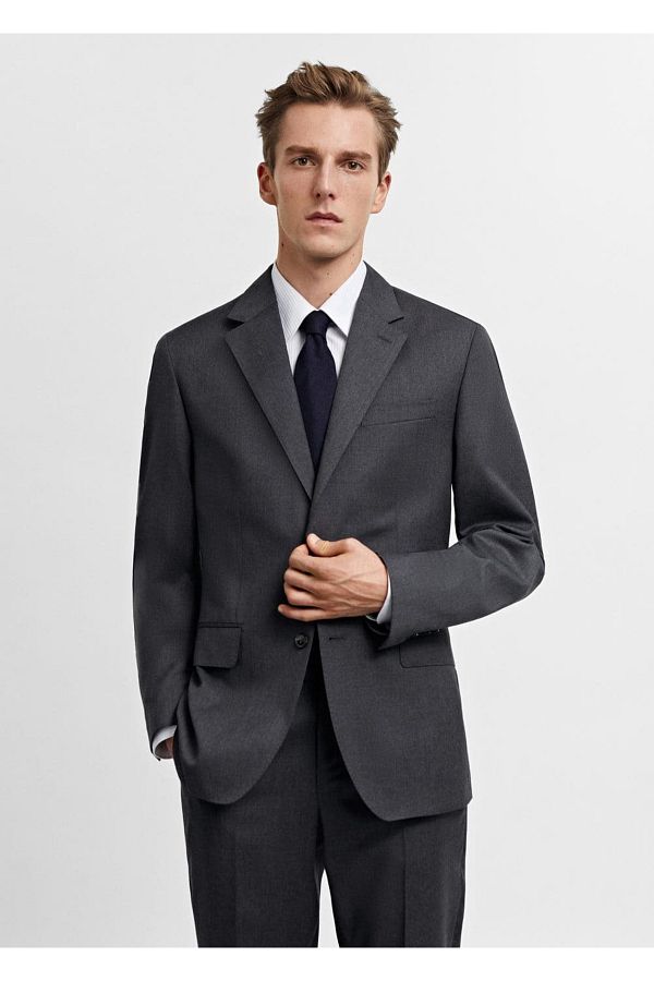 MANGO Man-Bunda Blazer ze 100% čisté vlny 1