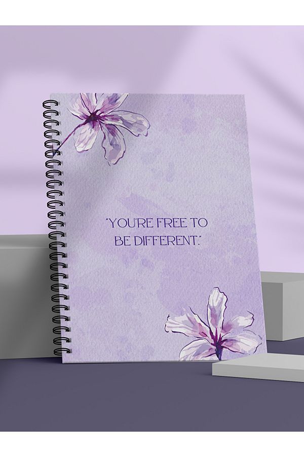Fobinote-Spiral School Notebook 80 sheets (1 Piece) - A5 Size Lined Notebook 1