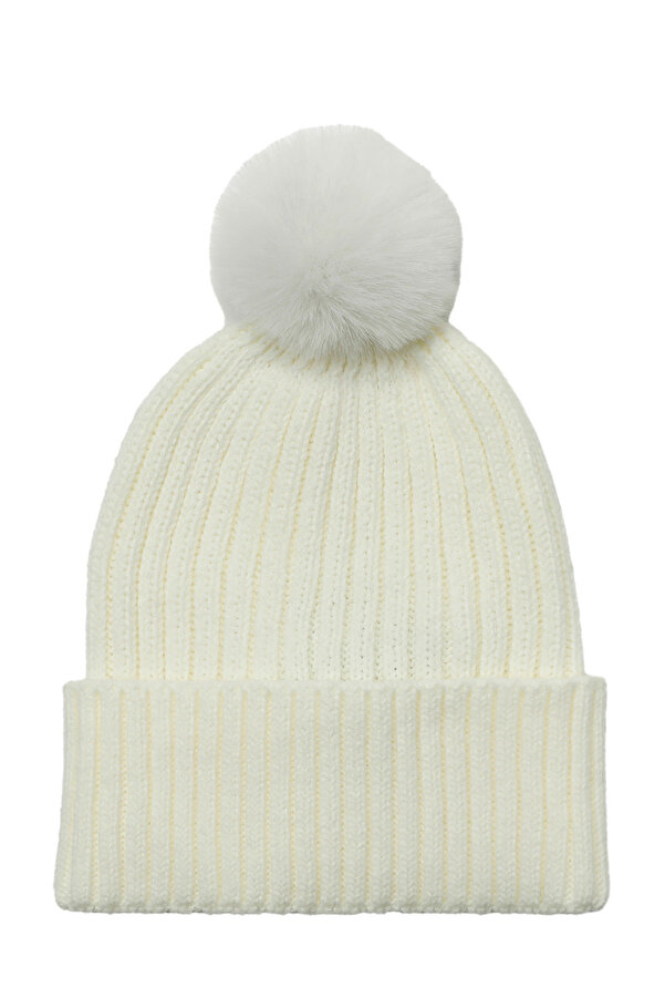 Lumberjack Wl Elena 46Ct845 3Pr Ecru Women's Beret- Trendyol