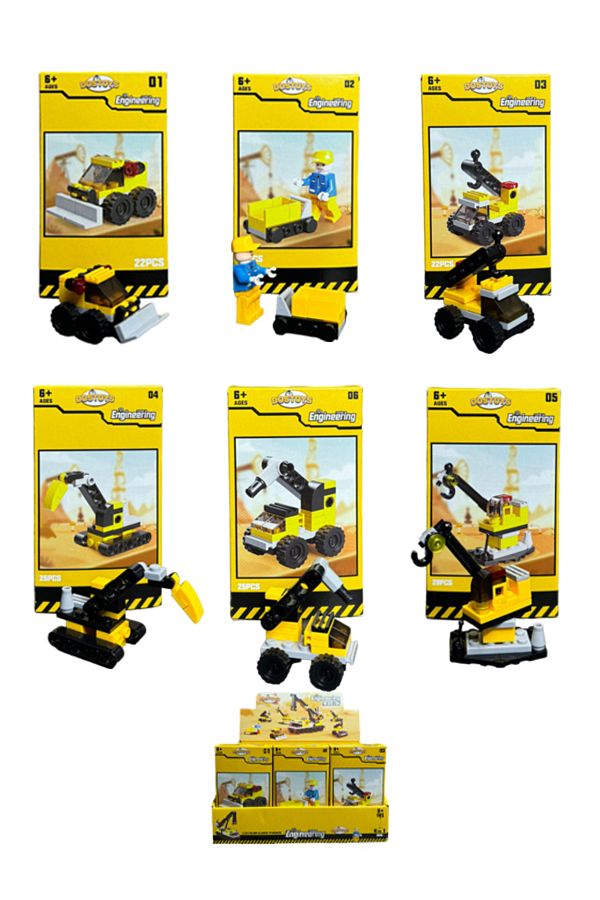 DOSTOYS-6-Piece Construction-ENGINEERING MASTER MODULAR BUILDING SET 1