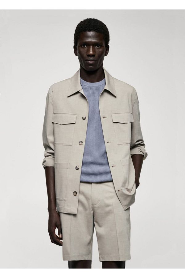 MANGO Man-Light Pocket Jacket 1
