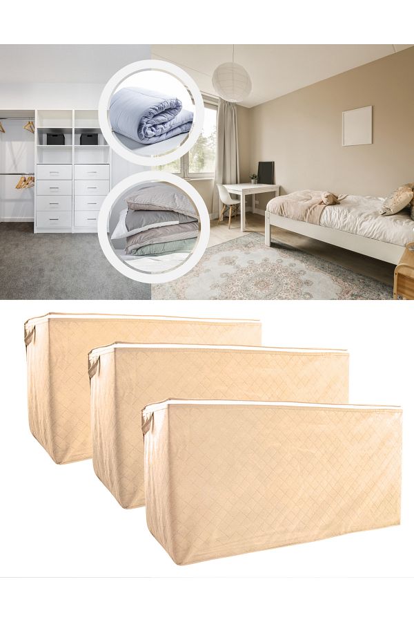SER&YAT-3 Pieces MEGA Sacks Quilting Mega(LARGE SIZE) Pillow Quilt Sacks 100 X 50 X 50 Cm X 3 Pieces 1