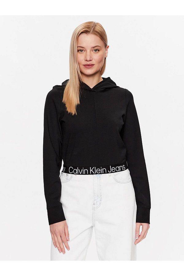 Calvin klein 2025 tape neck hoodie
