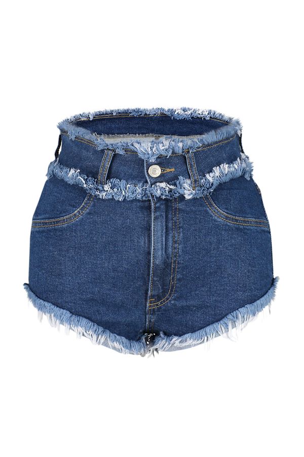 Tassel blue jean shorts shop