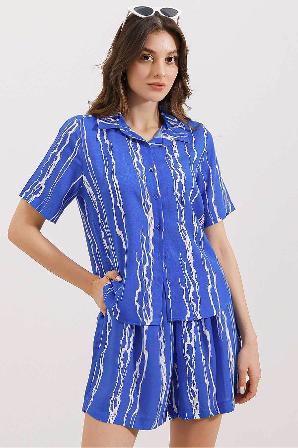 Bigdart-20190 Shorts and Shirt Double Set - D. Saks 1