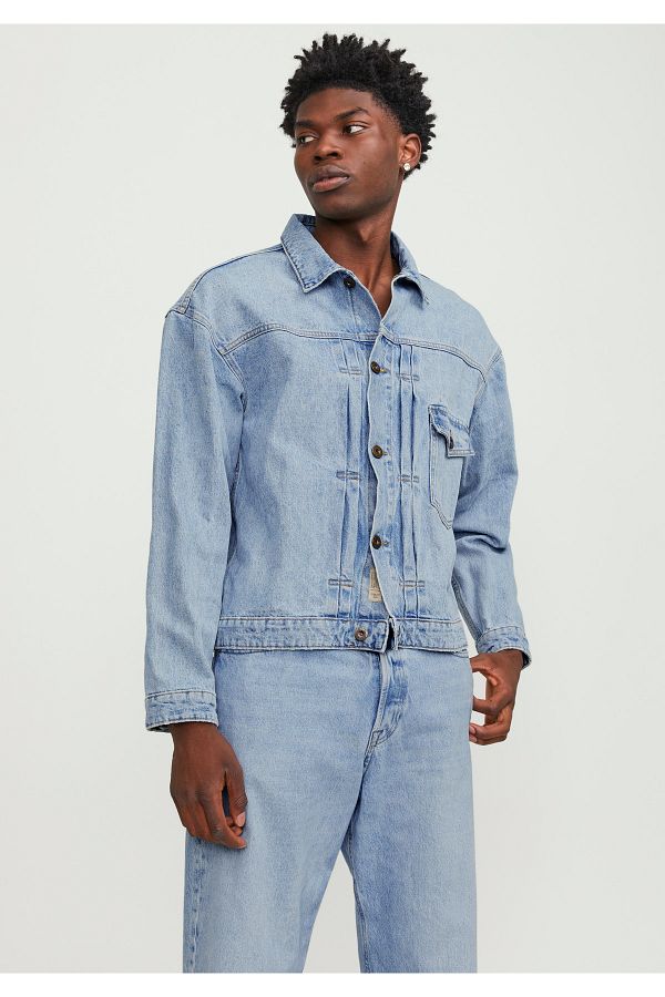 Jack Jones Brent 453 Men s Windproof Denim Jacket Trendyol
