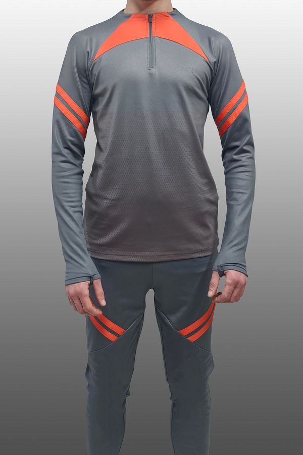 Man Of Man MAN BOTTOM TOP Tracksuit 100 Polyester Raised Diving Fabric Trendyol