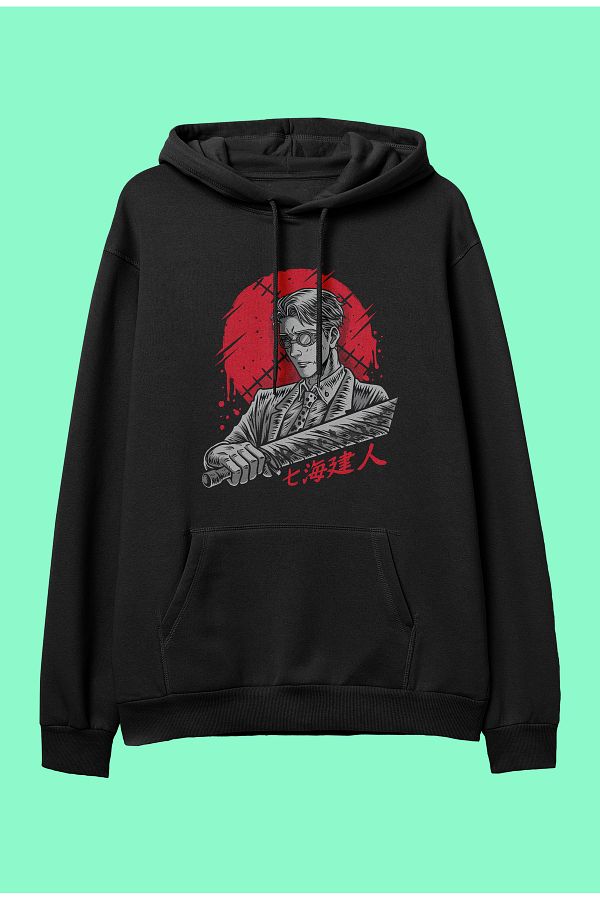 ZOKAWEAR Unisex Jujutsu Kaisen Kento Nanami anime character printed hooded  sweatshirt hoodie - Trendyol
