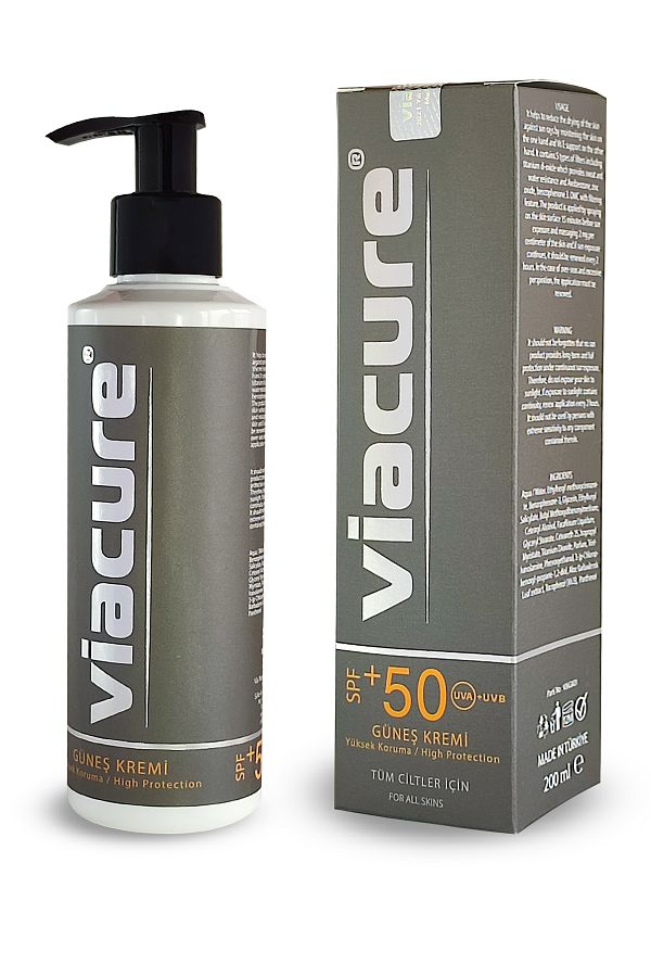 Viacure-واقي شمسي عالي الحماية بمعامل حماية 50 200 مل، للعناية بالبشرة 1