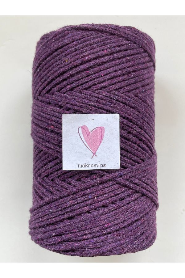 Makromİps-MACROME STRING (250gr-185m-2mm) PREMIUM COTTON COTTON ROUND HOBBY BAG STRING STRING 1