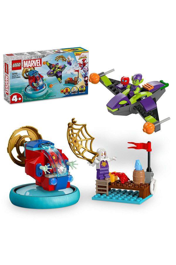 Spiderman and green goblin lego online