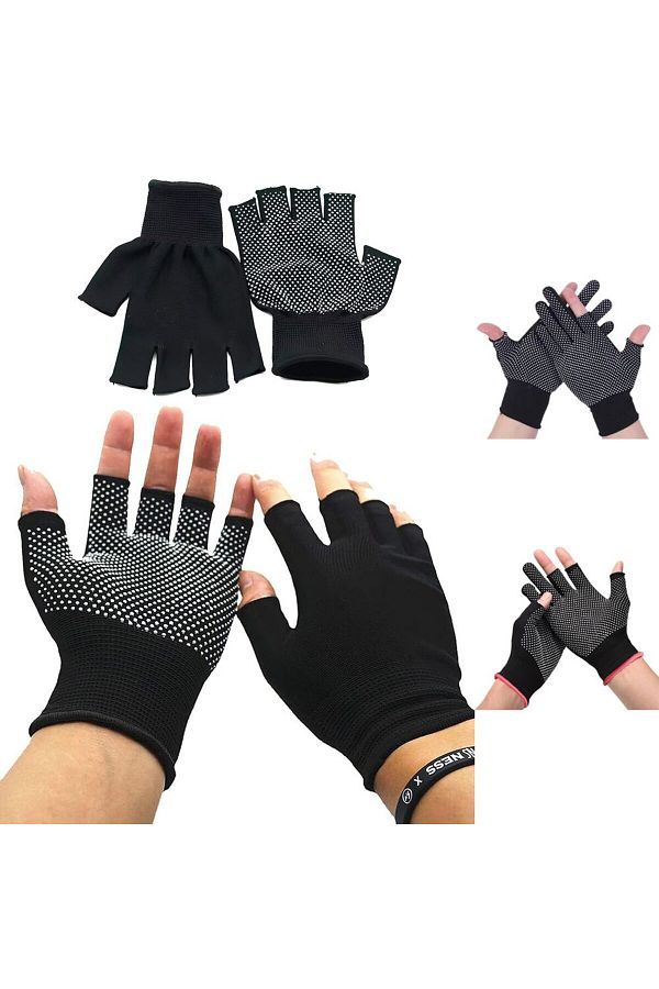 Choice 1 Pairs Bicycle Fingerless Gloves Lightweight Sunscreen Anti slip Riding Outdoor Workout Gloves F. Trendyol