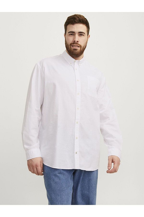 Jack & Jones Plus-Freizeithemd Plus Slim Fit Freizeithemd 1
